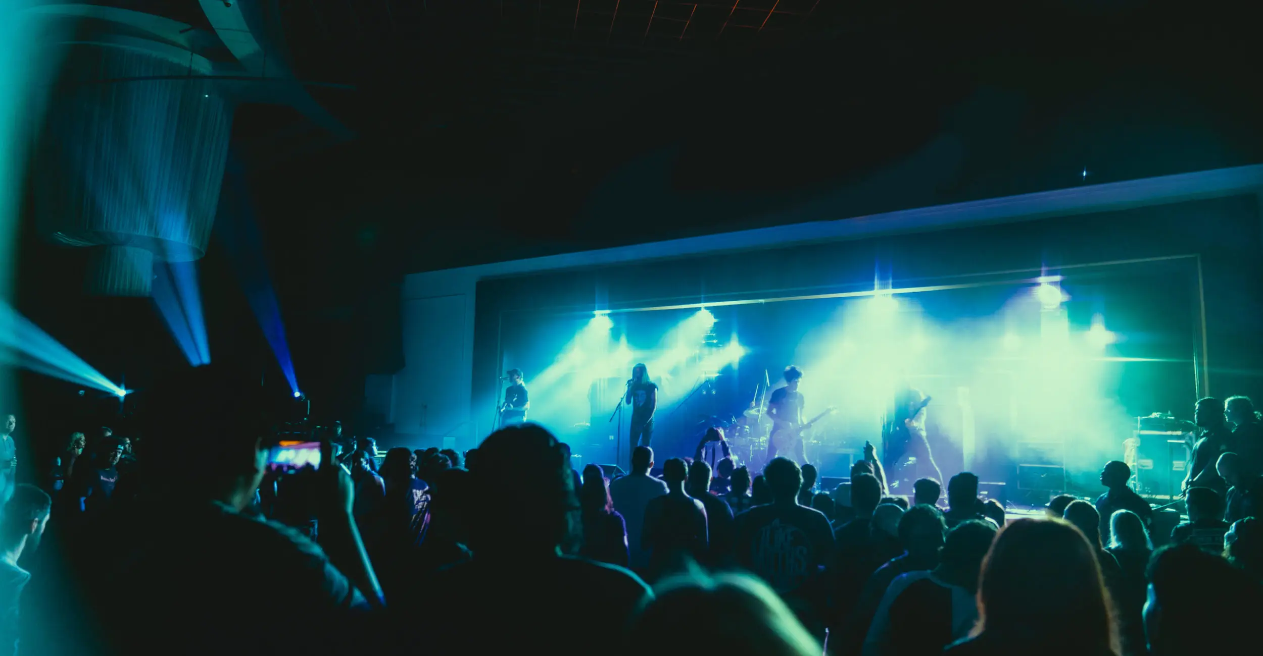 Band on stage