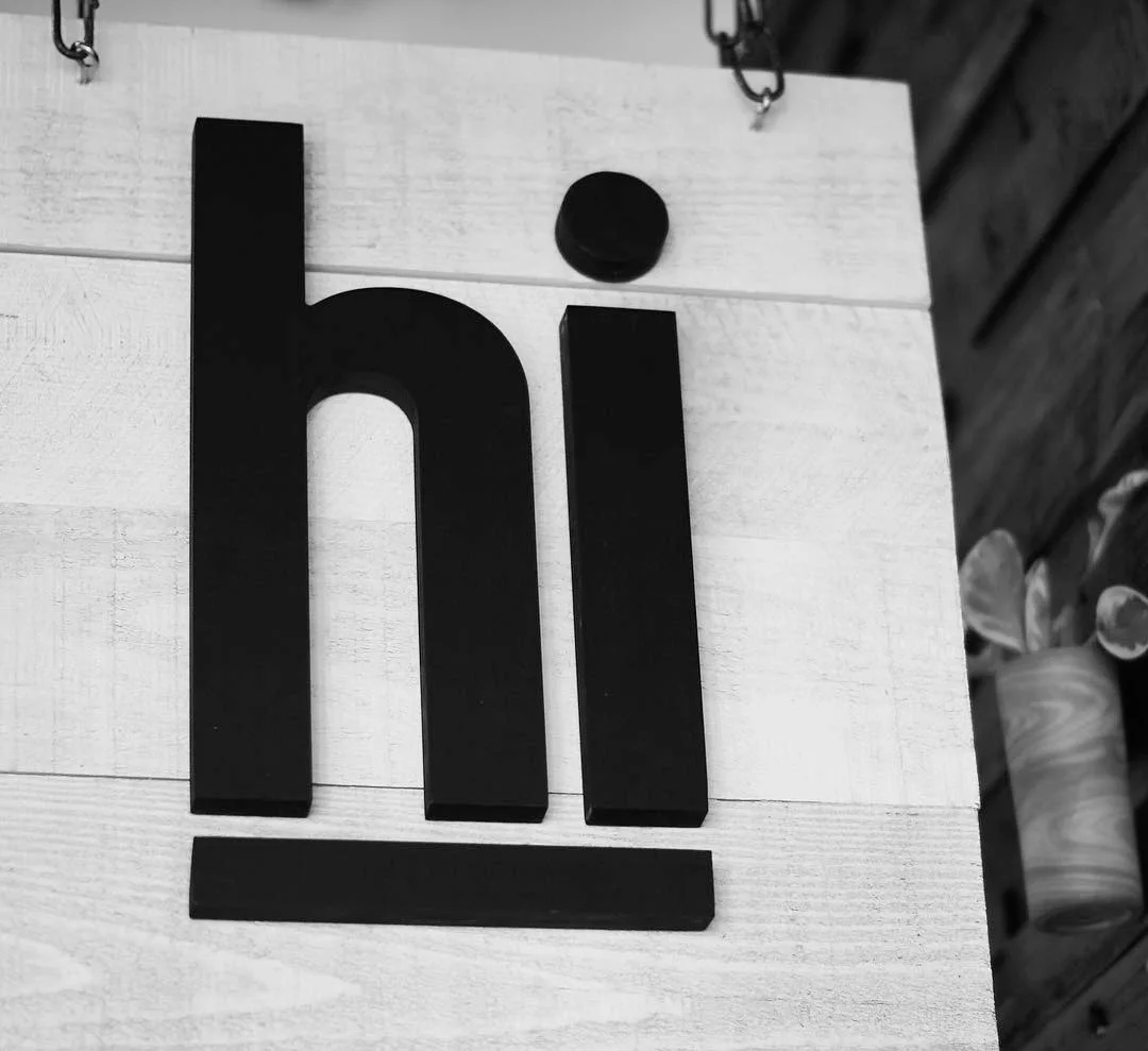 hi yoga sign